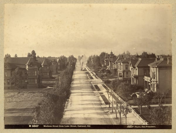 Isaiah W. Taber, Madison St. Oakland, California, 1880s