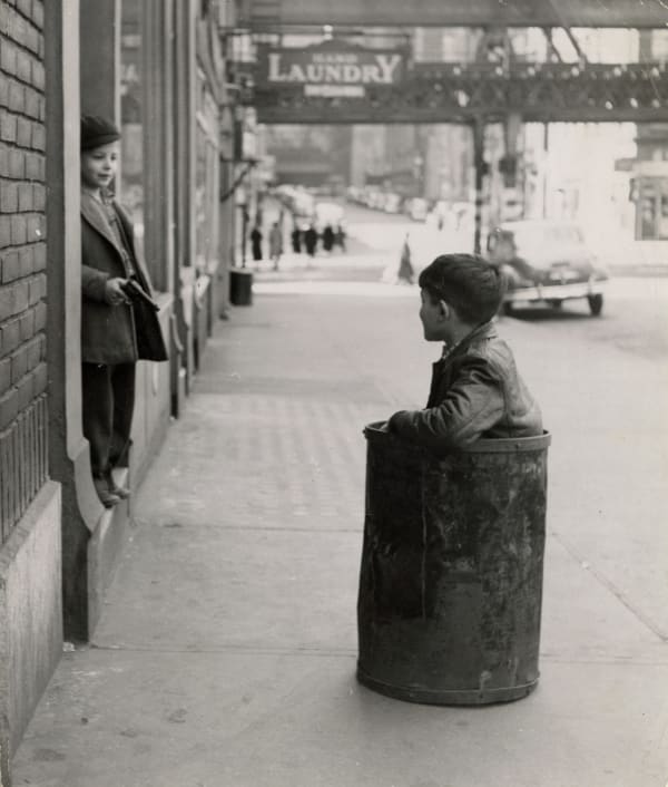 Unknown, Children Playing in the Street, New Yok, 1930s