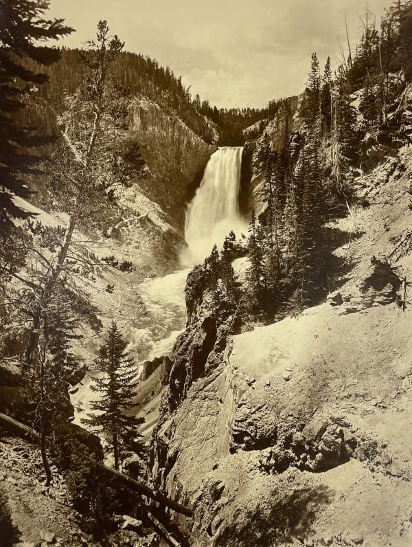 F. Jay Haynes, Great Fall from Red Rock, 303 ft., c. 1900