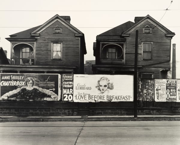Walker Evans, Houses and Billboards, Atlanta, 1936
