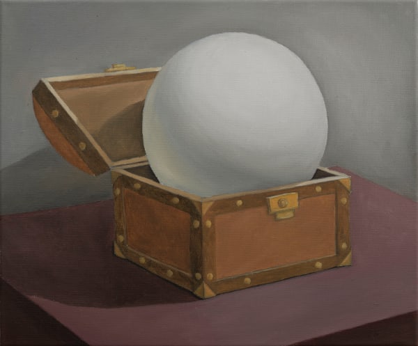 CAO Zaifei Bigger 要大, 2020 Oil on Canvas 布面油画 50 x 60 cm