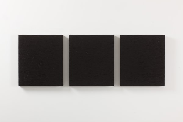 LIU Ren Untitled 1/2/3 无题 1/2/3, 2015 Oil, mixed media 油画综合材料 33.4 x 38 cm x 3