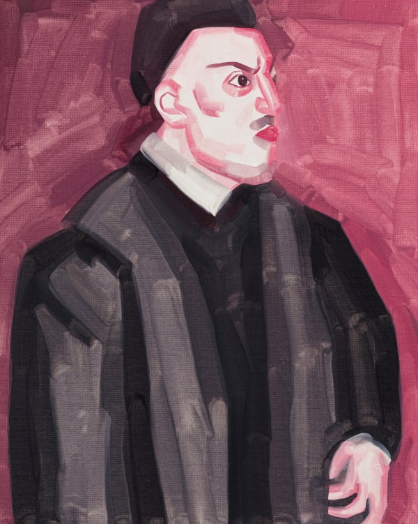 HU Zi Titian (after Titian) 摹提香的提香, 2019 Oil on canvas 布面油画 50 x 40 cm