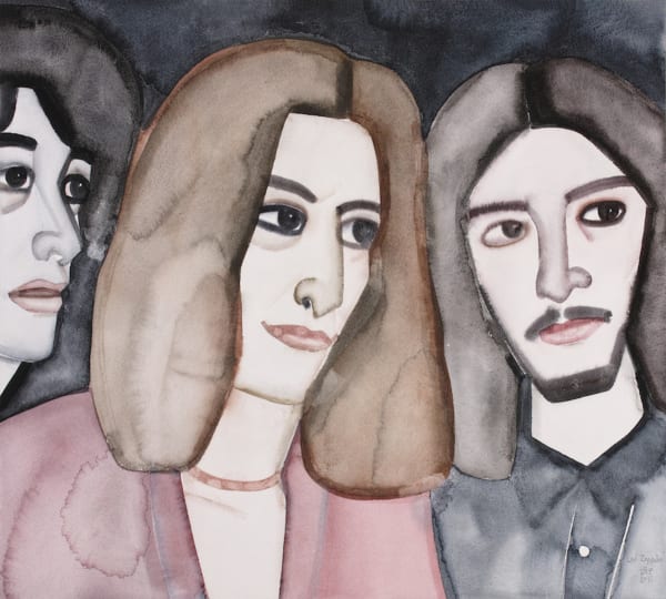 HU Zi Led ZeppeIin, 2015 Gouache on paper 纸上水粉 50 x 55 cm