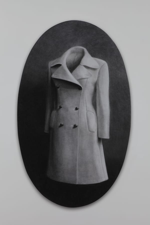 ZHANG Yunyao The Contour 3 轮廓 3, 2013 Charcoal on felt 碳笔毛毡 160 x 98 cm