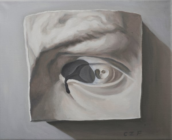 CAO Zaifei The Eye 眼, 2020 Oil on Canvas 布面油画 33 x 40 cm