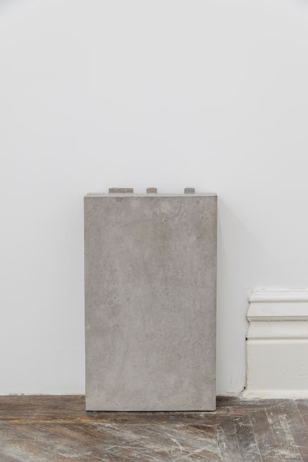 ZHANG Ruyi Density 比重, 2016 Concrete and iron 混凝土和铁 29 x 13.2 x 47.8 cm
