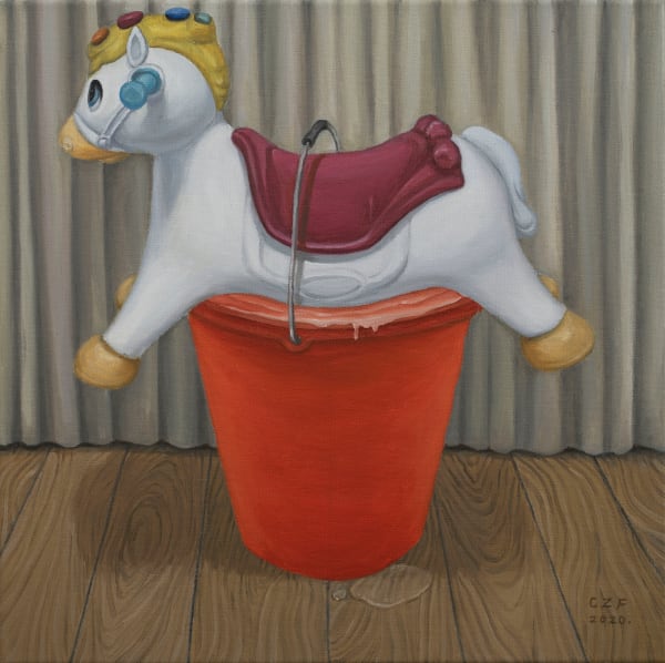CAO Zaifei Pony 小马, 2020 Oil on Canvas 布面油画 60 x 60 cm