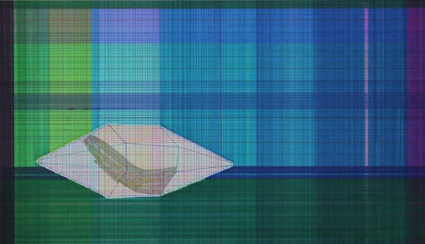 ZHANG Ruyi Crystal 晶体, 2013 Mixed media on paper 纸本综合材料 20 x 35 cm