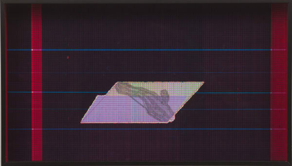 ZHANG Ruyi Folding─1 折页─1, 2015 Mixed media on paper 综合纸本 20 x 35 cm