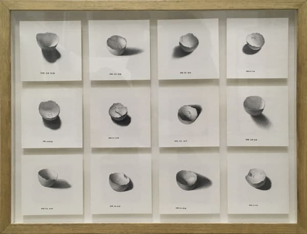 LIU Ren Nothing 空, 2008 Pencil on paper 纸上铅笔 12 x 25 cm x 12 x 12 cm x12