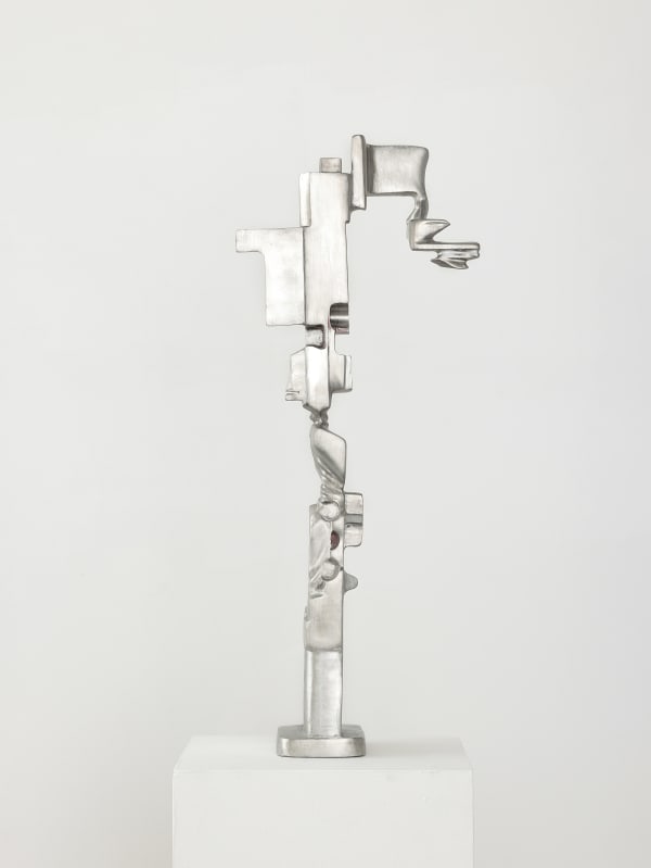 WU Houting Chord- 765 弦– 765, 2022 Aluminum 铝 31.2 × 16 × 76.5(H) cm Unique 唯一版本