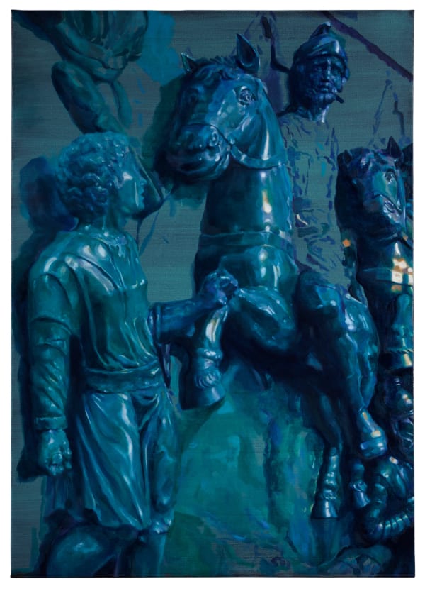 ZHANG Yunyao Revelation from Apocalypse 启示录的启示, 2015 Oil on canvas 布面油画 120 x 90 cm