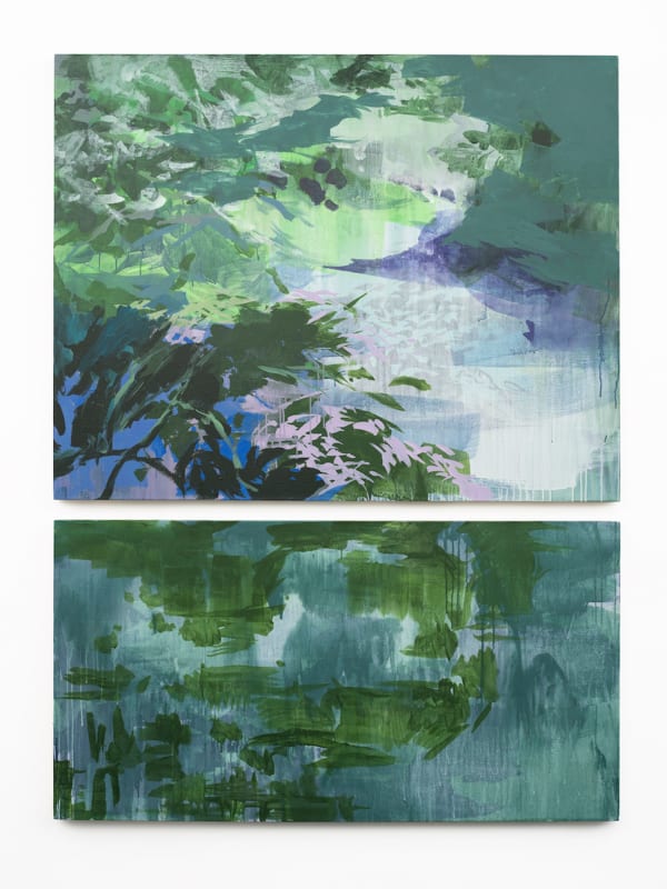 LU Song Japanese Garden #25 日本花园 #25, 2020 Acrylic on Canvas 布面丙烯 200 x 150 cm