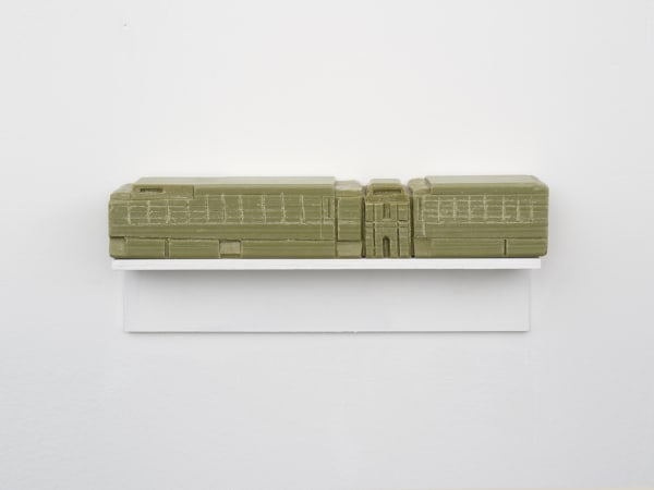 PU YingWei Productive Architecture一0005 生产性建筑一0005, 2018 Hand carving on Salonde Marseilles 手工雕刻于马赛香皂 33.5 x 5.8 x 5.8 cm