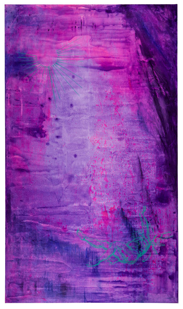 ZHANG Yunyao Fallen Spirit 翱翔者, 2015 Oil on canvas 布面油画 260 x 150 cm