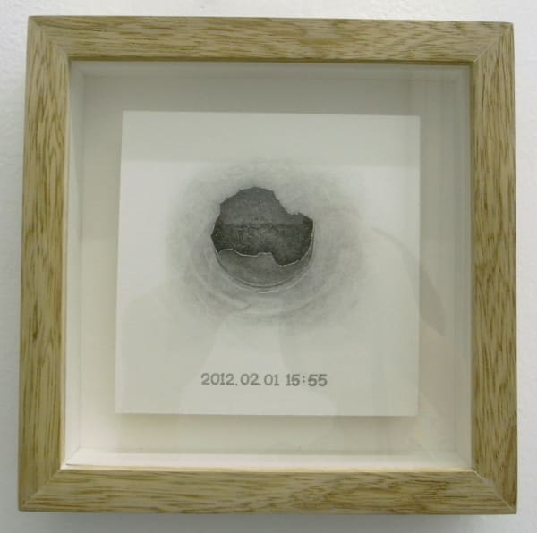 LIU Ren Google Starry Sky-Aquarius Google 星空-水瓶座, 2012 Pencil on paper 纸上铅笔 12 x 12 cm