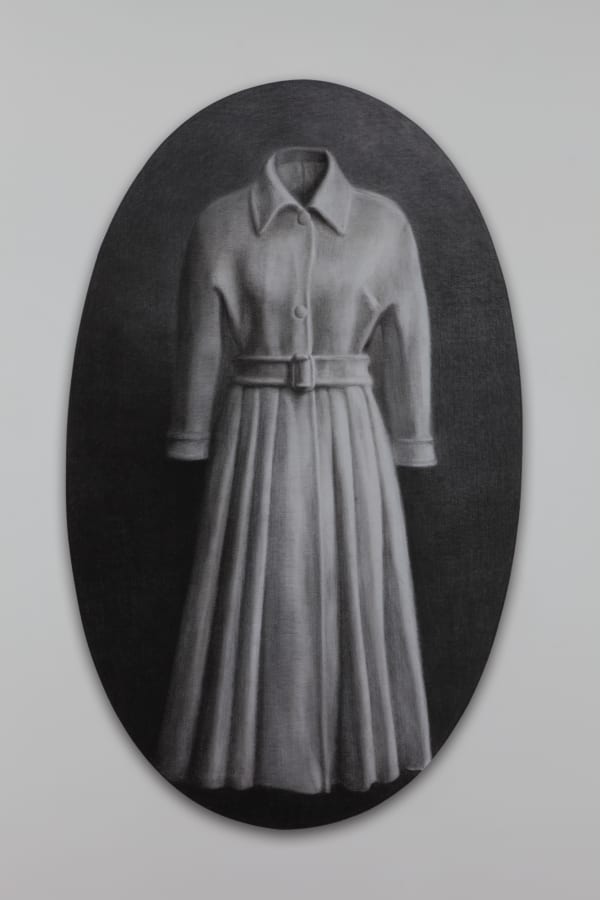 ZHANG Yunyao The Contour 2 轮廓 2, 2013 Charcoal on felt 碳笔毛毡 160 x 98 cm