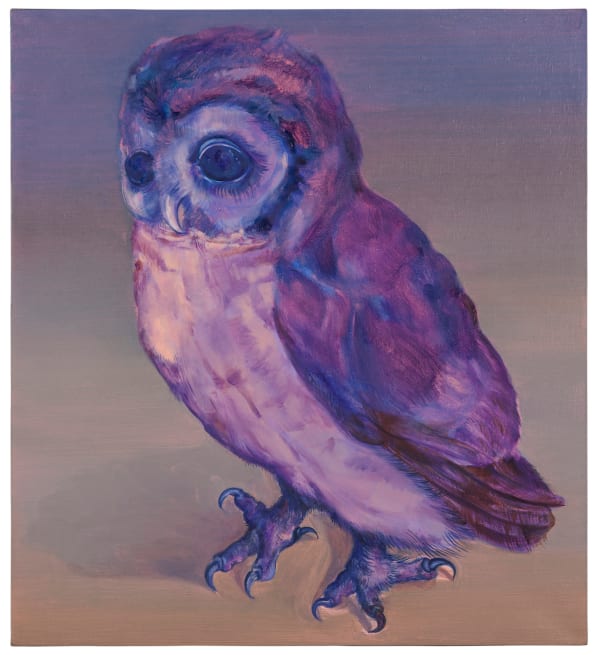 ZHANG Yunyao Blue 忧郁者, 2015 Oil on canvas 布面油画 75 x 68 cm