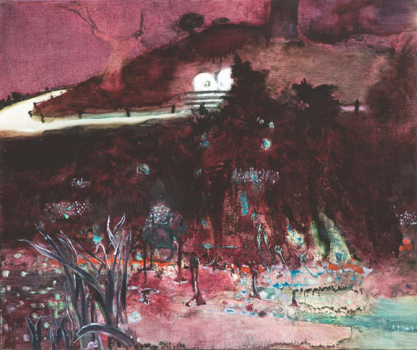 XU Jin Colorful Night 夜之缤纷, 2017 Oil on canvas 布面油画 85 x 102 cm