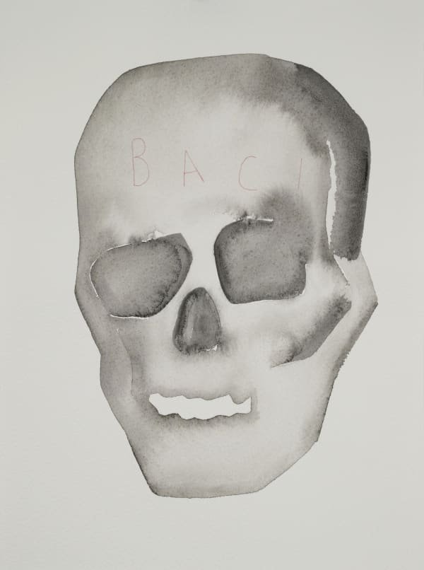 HU Zi Baci, 2016 Gouache on paper 纸上水粉 31 x 23 cm