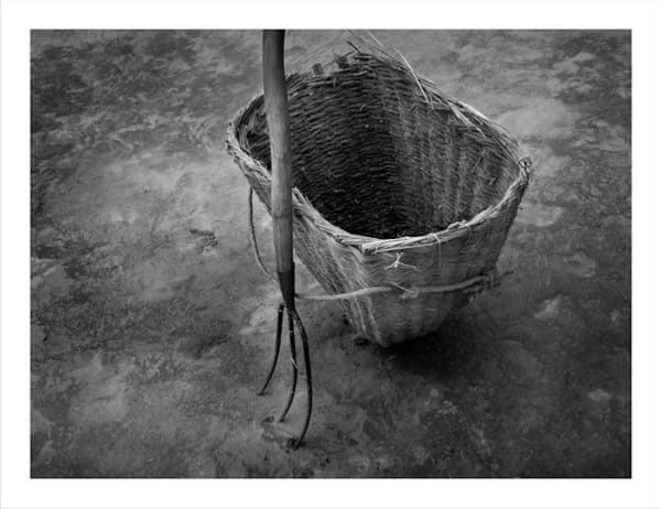 Basket and Fork Wudaoling, Ningxia Province 背篓与叉梯 宁夏五道岭