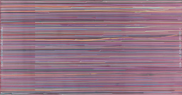 QU Fengguo Untitled 2005 无题2005, 2005 Acrylic on Canvas 布面丙稀 115 x 220 cm