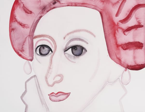 HU Zi Elizabeth I, 2014 Gouache on paper 纸上水粉 29.7 x 38.6 cm