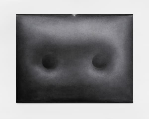 ZHANG Yunyao Connector II 连接体 II, 2022 Graphite pencil on felt stretched on panel 石墨铅笔毛毡裱于木板 200 x 264 cm