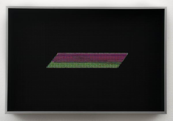 ZHANG Ruyi Overlapping Quadrilateral 重叠的四边形, 2016 Mixed media paper 纸上综合材料 20 x 30 cm