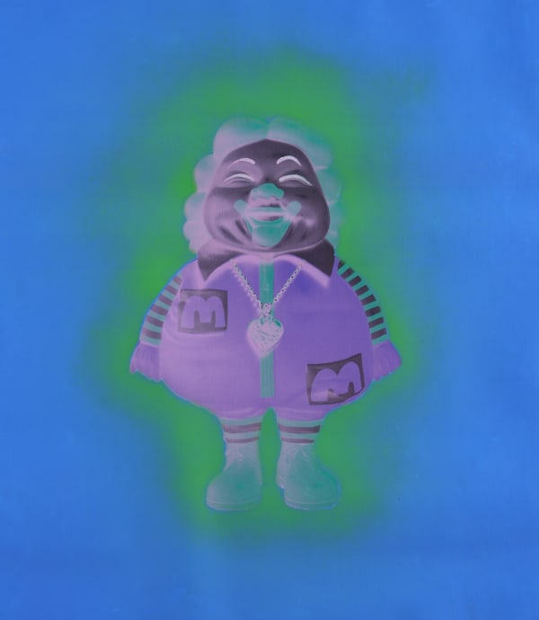 Ron English Mc Supersized 8, 2016 Acrylic, spray paint and silkscreen ink on canvas 51x61