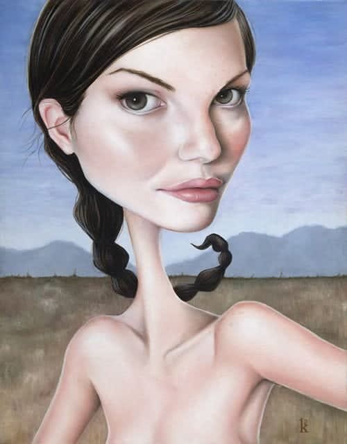 Ken Keirns Scorpio, 2008 Oil on canvas 27.94 x 35.56 cm