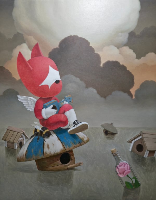 Rene Cuvos Fortress, 2025 Oil on canvas 72 x 61 cm, 28.3 x 24.0 in