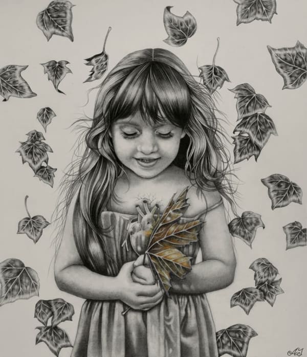 Alessia Iannetti Heart of Glass, 2013 Graphite, watercolor, ink on board 32 x 28 cm