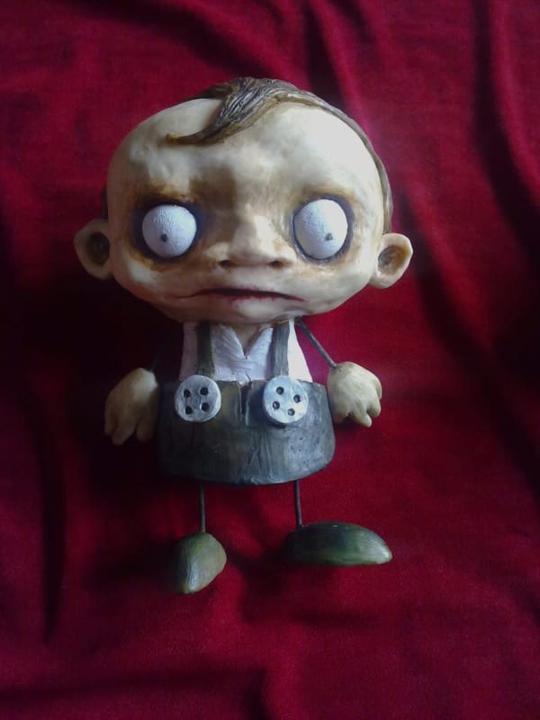 Stefano Bessoni Piccolo Becchino (edition of 30), 2011 Resina con patinatura differenziata h 17 cm