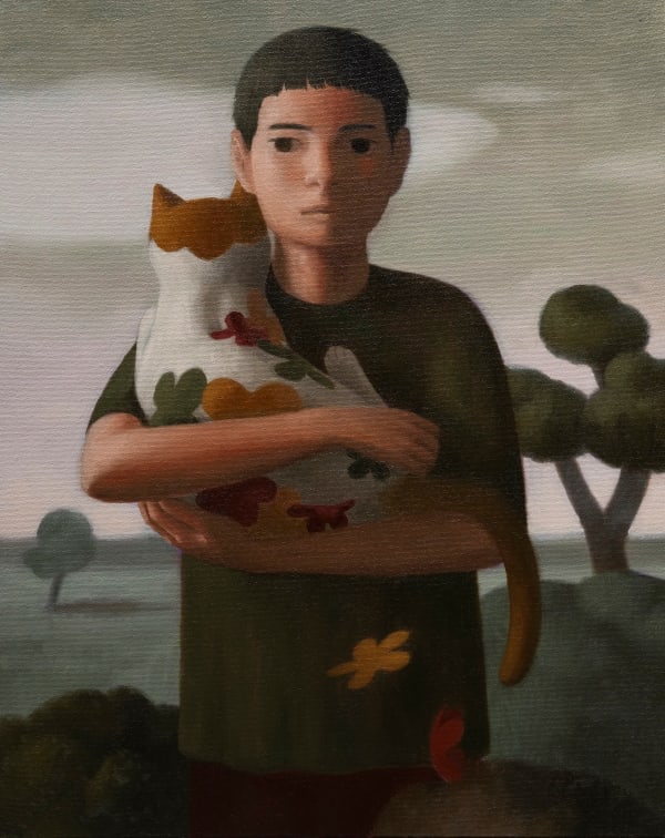 Mister Sasquatch Cradle, 2025 Acrylic on canvas 77 x 61 cm 30.3 x 24 inch