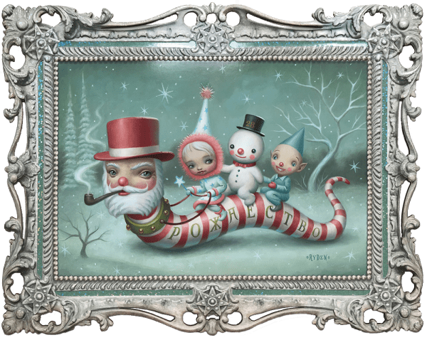 Mark Ryden, Santa Worm, Limited Edition Print
