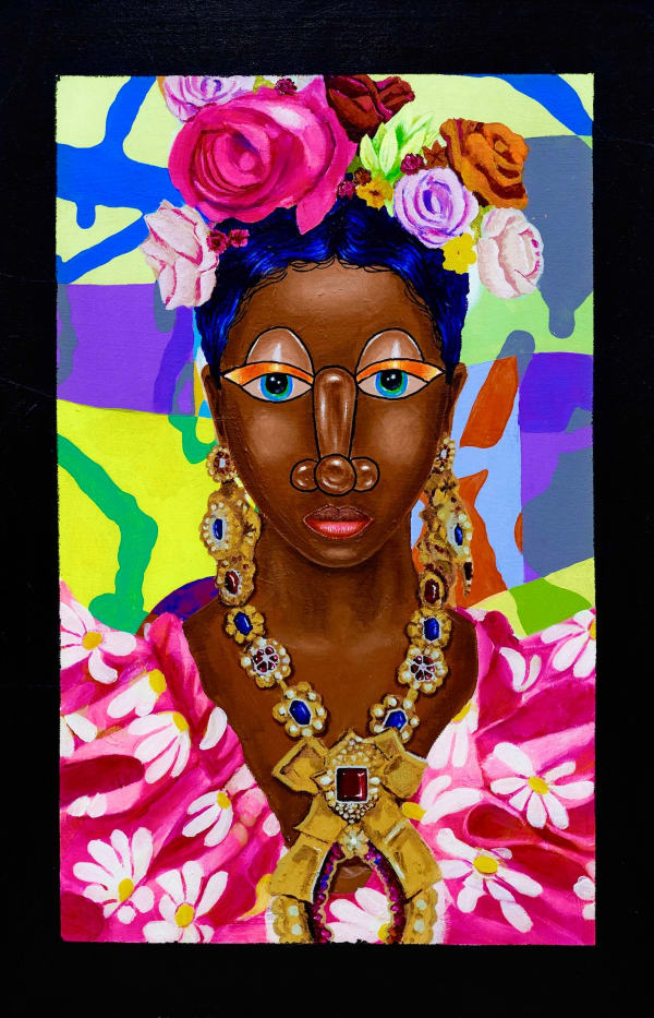 Samson Bakare, The Portrait of Mimi, 2023