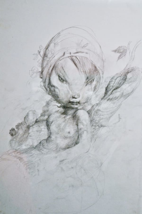 Paolo Guido Study 01 , 2013 pencil on paper 35 x 50 cm