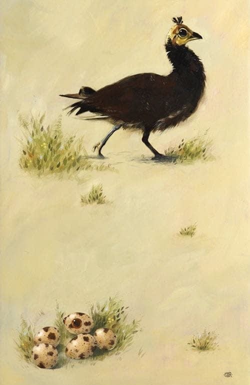 Chris Ryniak Resurrection, 2008 Acrylic on wood 38.1 x 60.96 cm