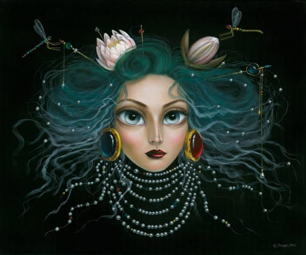 Leila Ataya Water Princess , 2013 Acrylic On Board