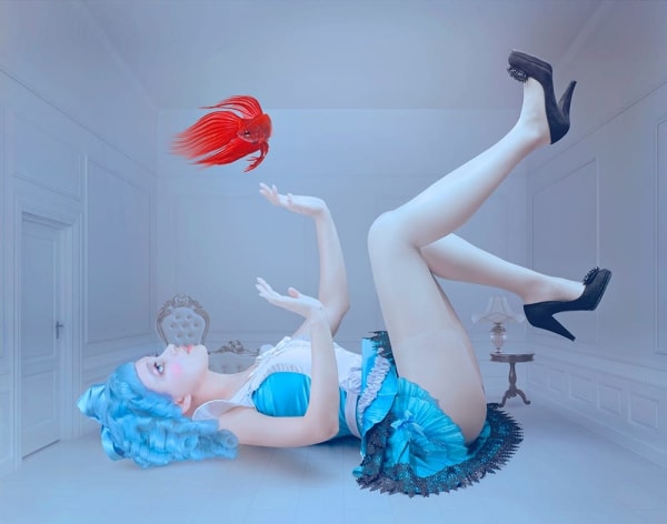Natalie Shau Alice drowning, 2013 Digital illustration on hahnemuhle, ed. of 5 70x55 cm