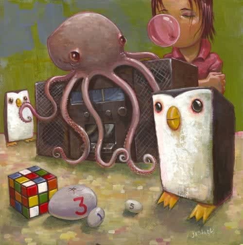 Aaron Jasinski Boom Box Memorial, 2007 Acrylic on canvas 30 x 30 cm