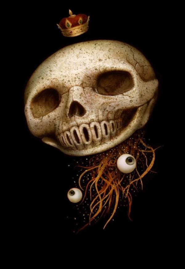 Naoto Hattori Past Glory, 2014 Acrylic On Board 11,5x16 cm