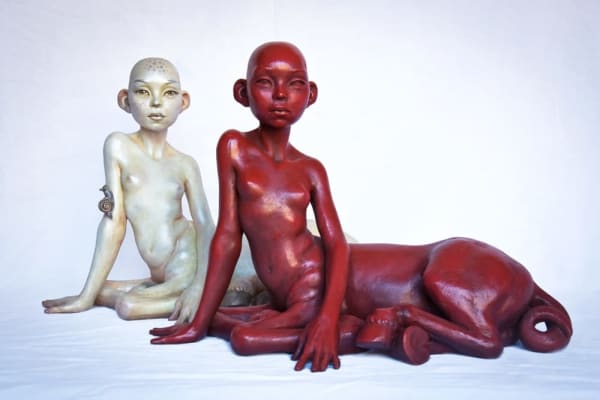 Francesca Romana di Nunzio Hybrid Shadow, 2011 Resin 40 x 29 x 19 cm