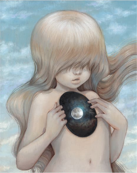 Camilla d'Errico La Luna, 2020 Oil on wood panel 10 x 8 in 25.4x20.3 cm