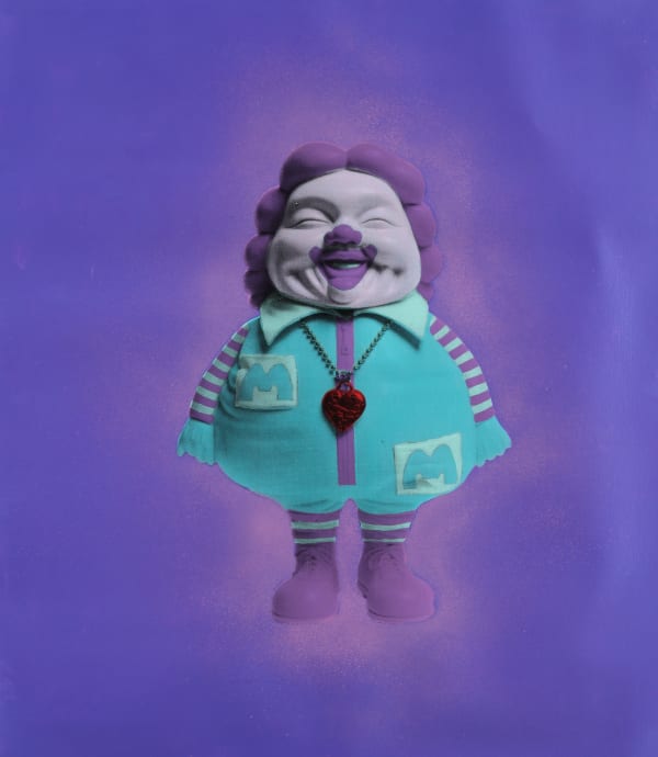 Ron English Mc Supersized 12, 2016 Acrylic, spray paint and silkscreen ink on canvas 51x61
