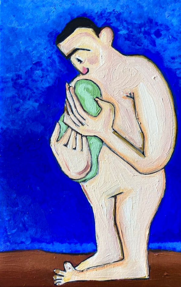 Giulio Secondo Papone 4, 2021 Oil on canvas 30.5 x 21.5 cm