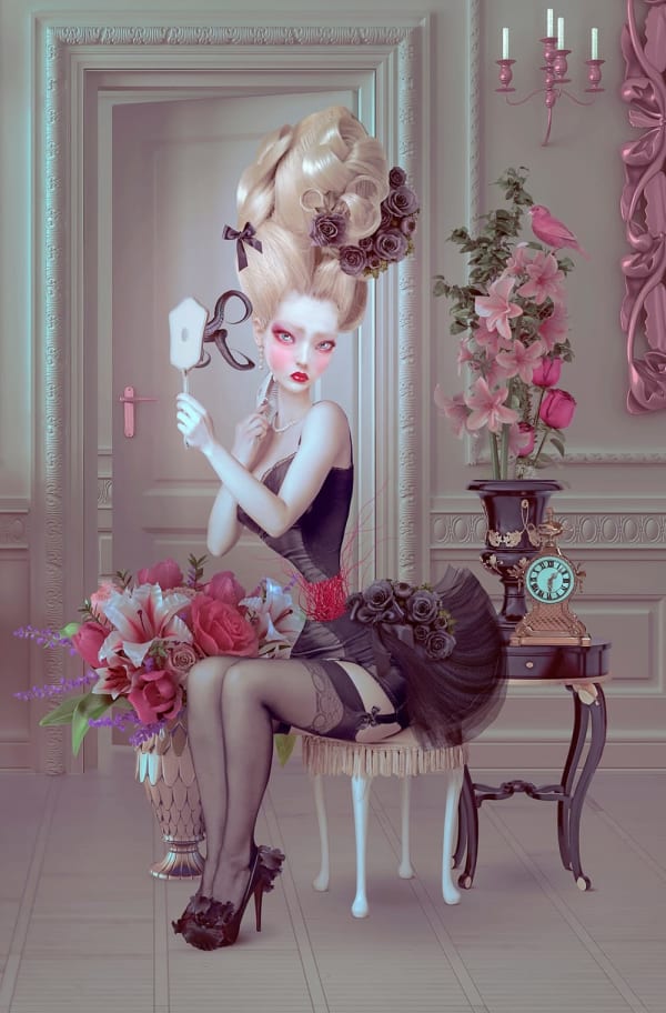 Natalie Shau Looking Glass Monsters, 2013 Digital illustration on hanemule, ed. of 5 43x65 cm