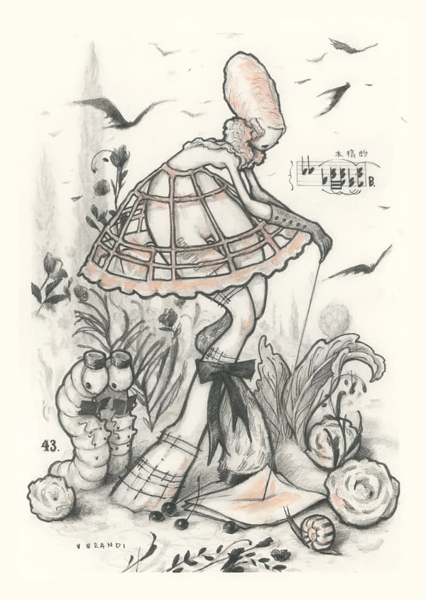 Brandi Milne Bleeding Light, 2019 Graphite and Pastel on paper 23x30 cm